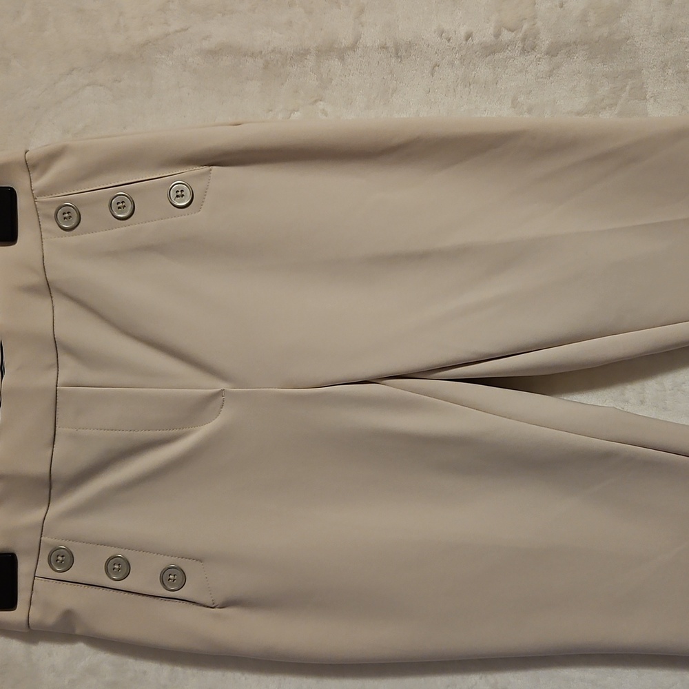 NWT JULES AND LEOPOLD ATELIER slim leg crop beage pant